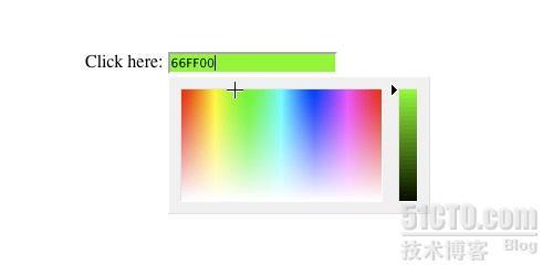 JavaScript颜色选择器插件_颜色选择器