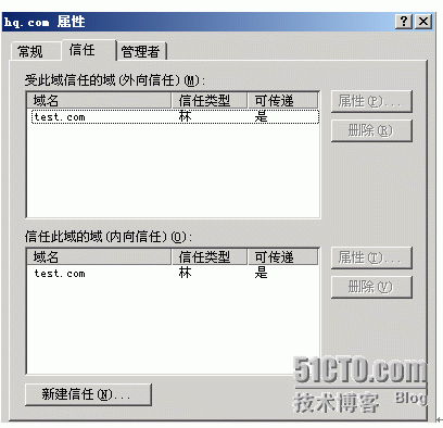 使用ADMT3.2迁移2008AD域（一）-- windows2003和​windows2008建立林信任_ADMT迁移_25