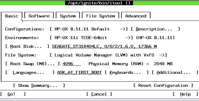 HPUX11.31U ia64安装配置详细过程文档_HPUX11.31最新安装与配置_03