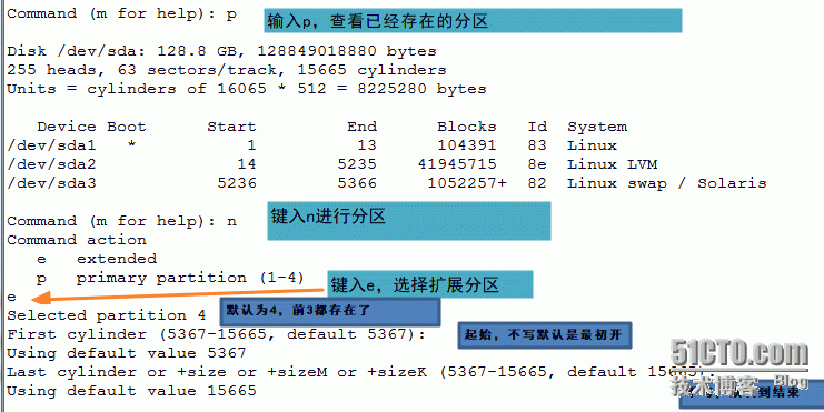 Linux磁盘操作，分区操作_primary_03