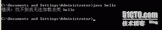 命令行使用javac及java编译、运行java程序出现的问题（Windows XP）_命令行