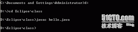 命令行使用javac及java编译、运行java程序出现的问题（Windows XP）_命令行_04