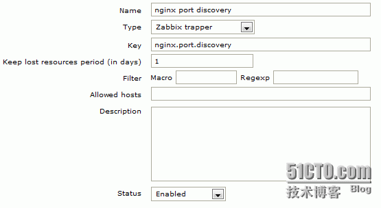 使用zabbix discovery和traps批量监控nginx、redis等_监控_02