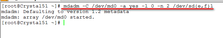 linux磁盘管理のRAID简单实现_RAID0_06