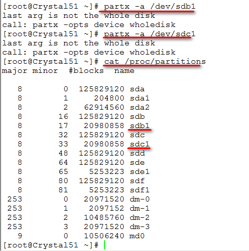 linux磁盘管理のRAID简单实现_RAID0_13