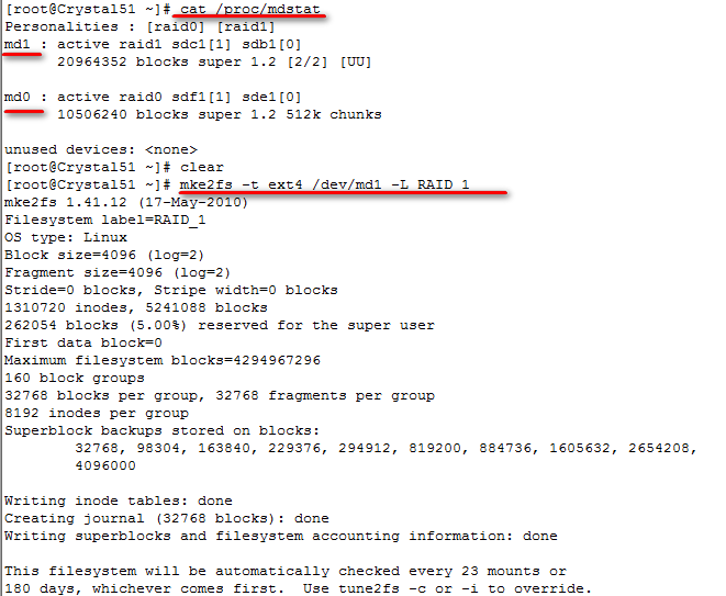 linux磁盘管理のRAID简单实现_RAID0_16