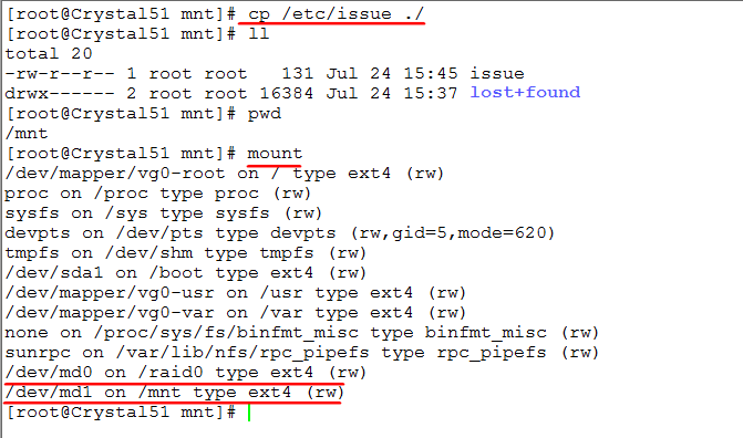 linux磁盘管理のRAID简单实现_RAID_19