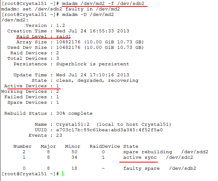 linux磁盘管理のRAID简单实现_RAID5_35