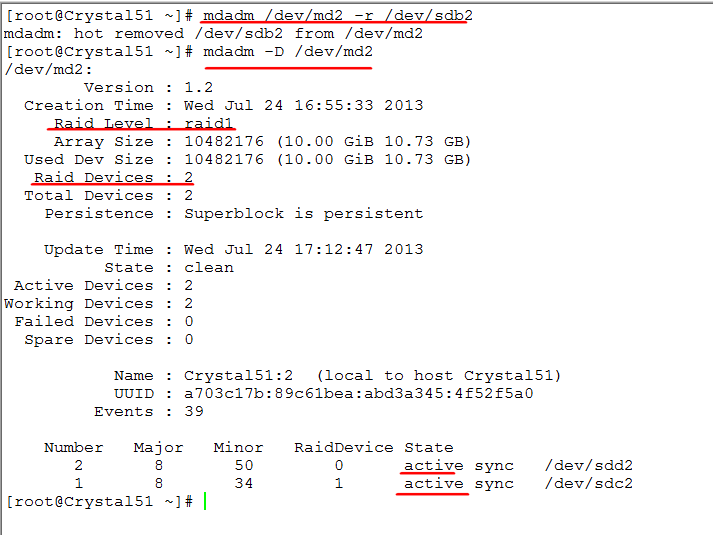 linux磁盘管理のRAID简单实现_RAID0_36