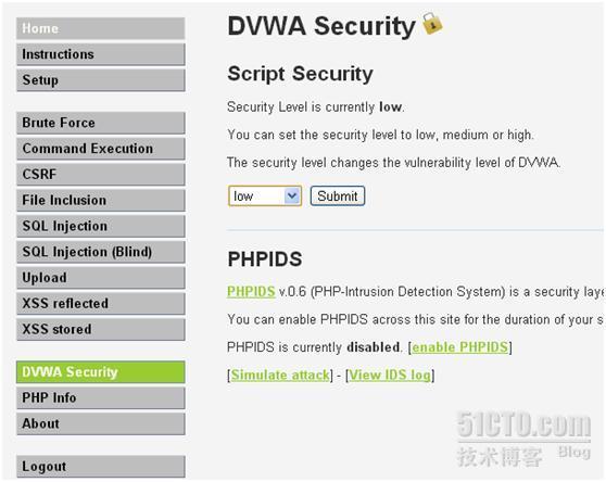 SQL注入之DVWA平台测试mysql注入_IT管理_02