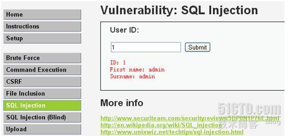 SQL注入之DVWA平台测试mysql注入_IT管理_03