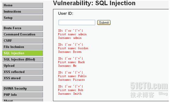 SQL注入之DVWA平台测试mysql注入_IT管理_07