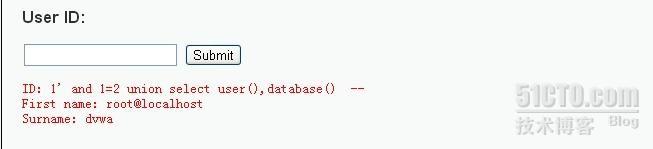 SQL注入之DVWA平台测试mysql注入_IT管理_10
