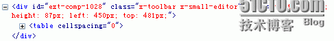 Extjs Toolbar 显示空白行_extjs toolbar_02