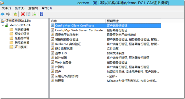 配置SCCM 2012 SP1使用证书_system center_36