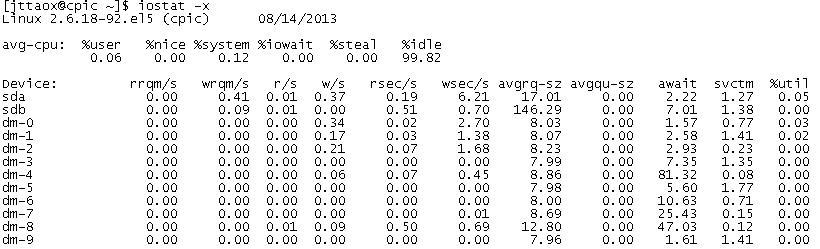 Linux 性能分析  top iostat vmstat free_Linux 性能分析 top iosta_05