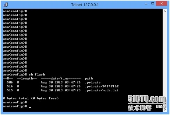 Windows 8下 GNS3模拟ASA,接入物理网络并使用ASDM进行管理_GNS3 ASA_11