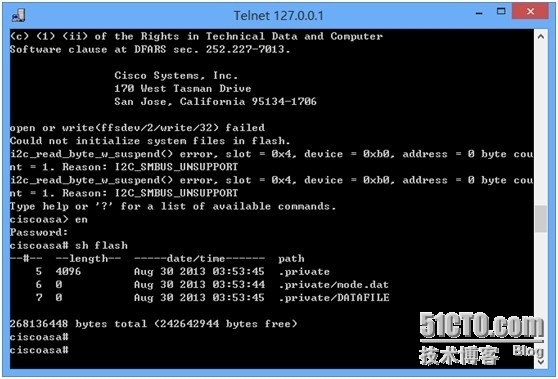 Windows 8下 GNS3模拟ASA,接入物理网络并使用ASDM进行管理_GNS3 ASA_12