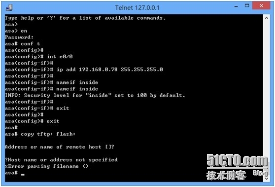 Windows 8下 GNS3模拟ASA,接入物理网络并使用ASDM进行管理_GNS3 ASA_18