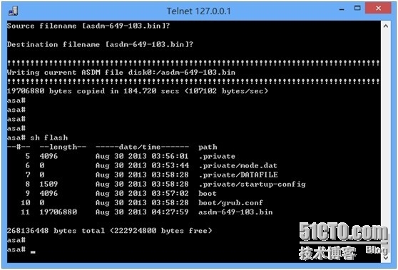 Windows 8下 GNS3模拟ASA,接入物理网络并使用ASDM进行管理_GNS3 ASA_23