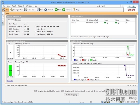 Windows 8下 GNS3模拟ASA,接入物理网络并使用ASDM进行管理_GNS3 ASA_32