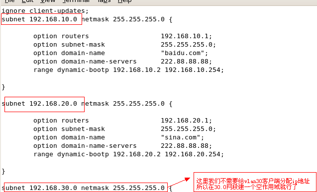 Dhcp在网络中的应用_dhcp linux _12