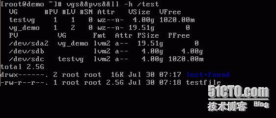 lvm管理之pv迁移与lv扩展_lvm 数据迁移_07