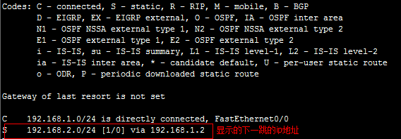 静态路由使用下一跳IP与出接口的区别_下一跳_03