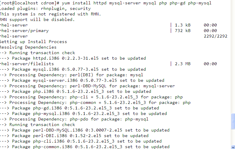 lamp环境搭建以及应用（rpm）_mysql