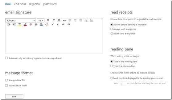 Office 365 Outlook Web App 选项设置_office 365_12