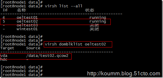 kvm虚拟化学习笔记(十二)之kvm linux虚拟机在线扩展磁盘_kvm虚拟化