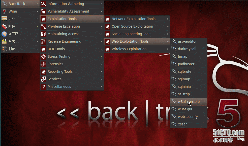 Backtrack5 常用的漏洞扫描工具_操作系统_04