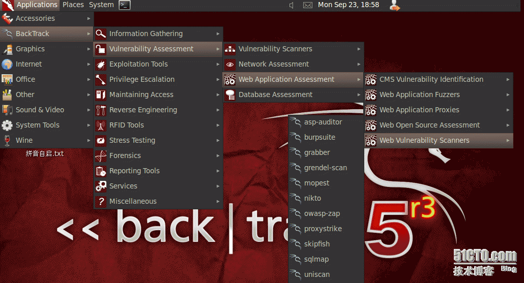 Backtrack5 常用的漏洞扫描工具_操作系统_15