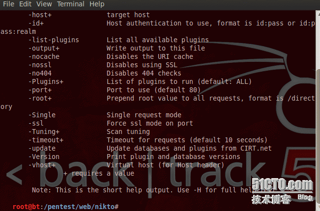 Backtrack5 常用的漏洞扫描工具_数据库_16