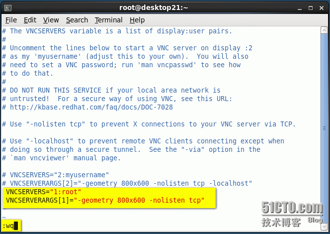 Linux VNC server的安装及简单配置使用_Linux redhat vnc _05