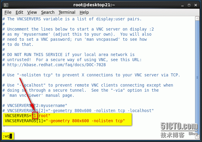 Linux VNC server的安装及简单配置使用_Linux redhat vnc _10