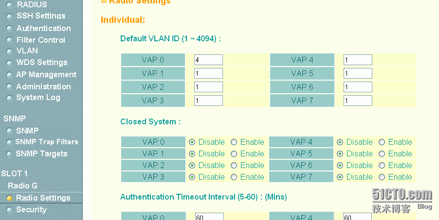 SMC-AP多SSID对应多VLAN配置_无线网络_03