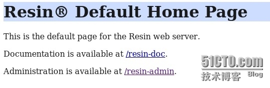 Linux Resin 4安装配置_安装配置