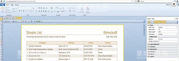 Stimulsoft Reports.Silverlight 2013.2下载_Silverlight