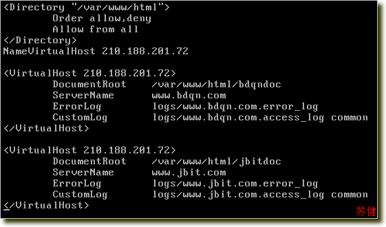 构建httpd网站服务器(二) -- httpd服务的访问控制和基于域名、IP、端口的虚拟主机_Linux_10
