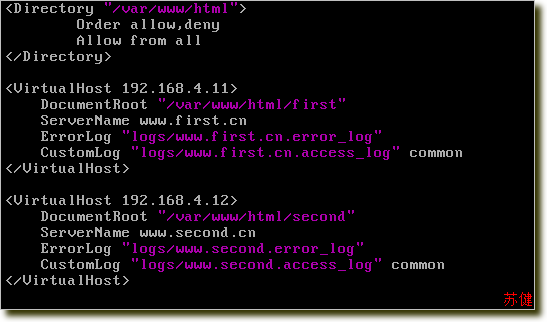 构建httpd网站服务器(二) -- httpd服务的访问控制和基于域名、IP、端口的虚拟主机_虚拟主机_28