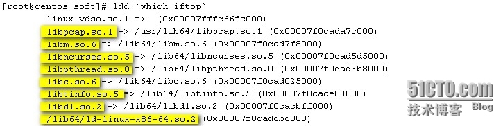 迁移iftop软件至新服务器(ldd命令)_迁移 lld