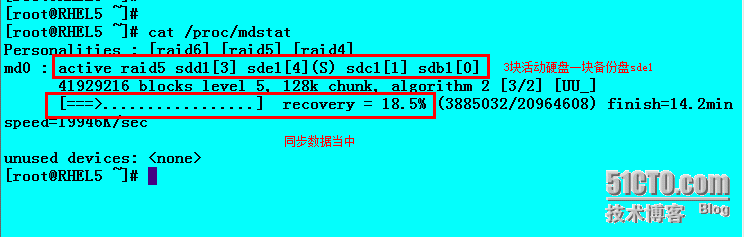 RAID5+LVM的应用以及var和home目录的移植_安全性_06