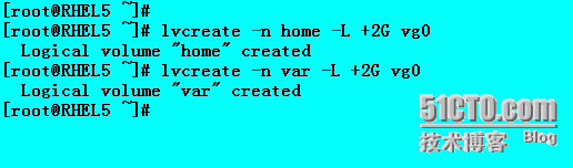 RAID5+LVM的应用以及var和home目录的移植_空间_10