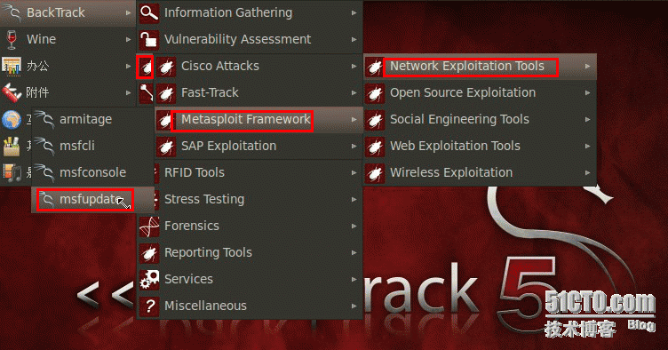 Backtrack5 网络漏洞攻击工具 Metasploit_metasploit