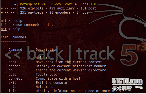 Backtrack5 网络漏洞攻击工具 Metasploit_metasploit_05