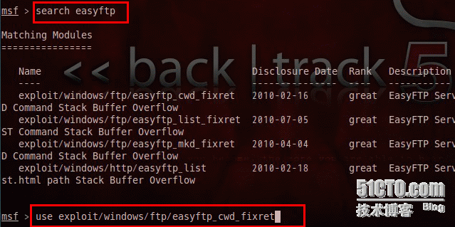 Backtrack5 网络漏洞攻击工具 Metasploit_metasploit_07