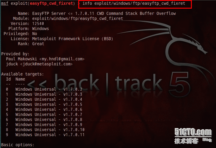 Backtrack5 网络漏洞攻击工具 Metasploit_metasploit_08