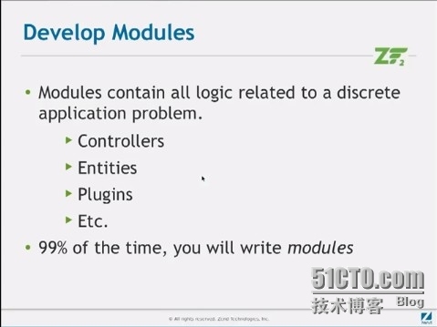 The MVC architecture of ZF2  --  youtube_web_13