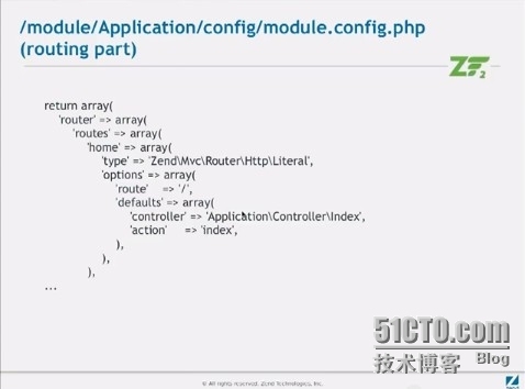 The MVC architecture of ZF2  --  youtube_zendframwork2_15